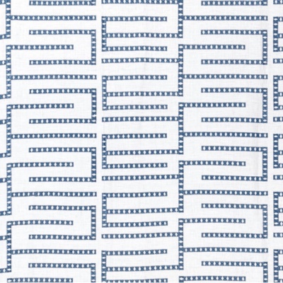 Thibaut Architect Embroidery in Blue